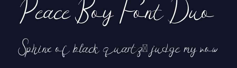Peace Boy Font Duo by edricstudio — Script Handwritten Font — thumbnail 2