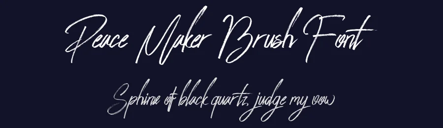 Peace Maker Brush Font by Feydesign — Script Handwritten Font — thumbnail 2