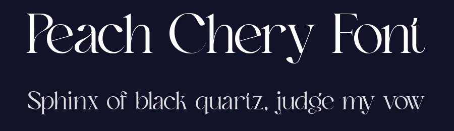 Peach Chery Font by Look Minus Today — Serif Font — thumbnail 2