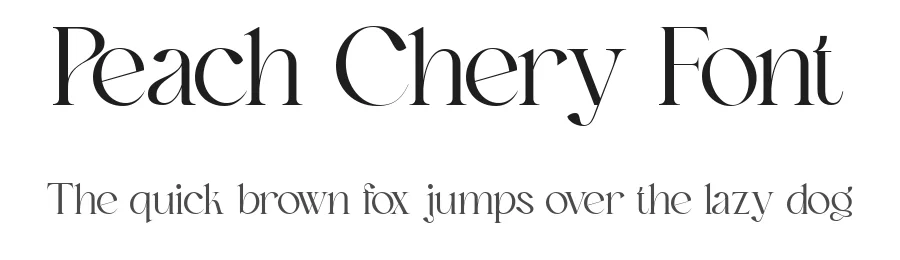 Peach Chery Font by Look Minus Today — Serif Font