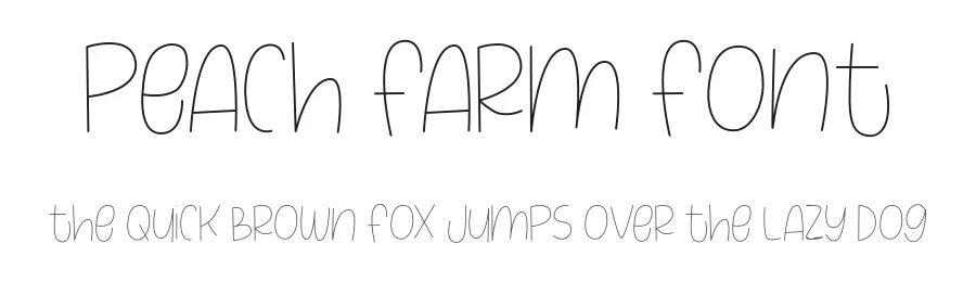Peach Farm Font by jimtypestudio — Script Handwritten Font