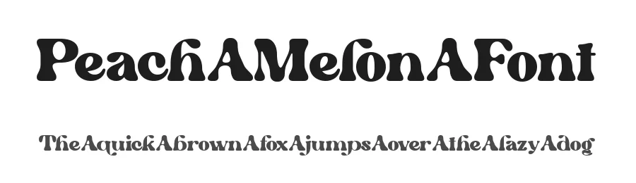 Peach Melon Font by Taboja Std — Decorative Font