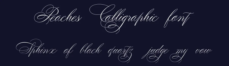 Peaches Calligraphic font by Alcode — Script Handwritten Font — thumbnail 2