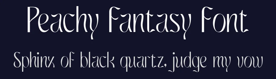 Peachy Fantasy Font by HipFonts — Sans Serif Font — thumbnail 2