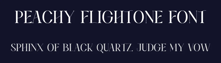 Peachy Flightone Font by qwrtype — Script Handwritten Font — thumbnail 2