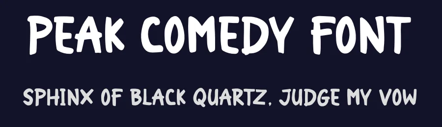 Peak Comedy Font by Denustudios — Decorative Font — thumbnail 2