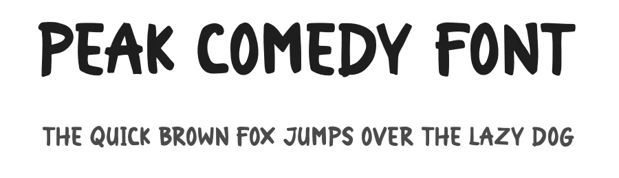 Peak Comedy Font by Denustudios — Decorative Font
