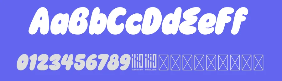 Peanut Donuts Font by ikiiko type — Decorative Font — thumbnail 3