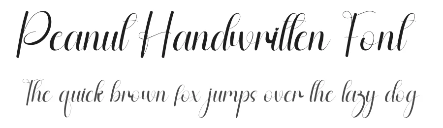 Peanut Handwritten Font by andikastudio — Script Handwritten Font