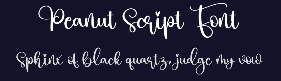 Peanut Script Font by creativeletter — Script Handwritten Font — thumbnail 2