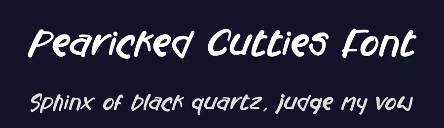 Pearicked Cutties Font by letterfabric — Display Font — thumbnail 2