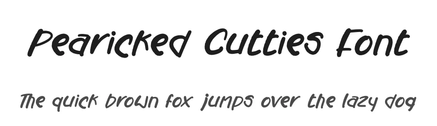 Pearicked Cutties Font by letterfabric — Display Font