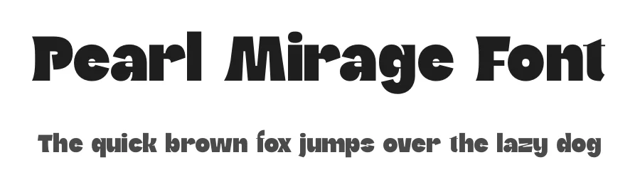 Pearl Mirage Font by timelesstype.co — Display Font