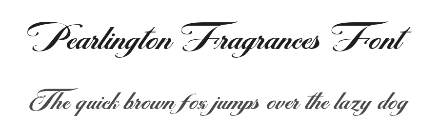 Pearlington Fragrances Font by Fikryal Studio — Script Handwritten Font