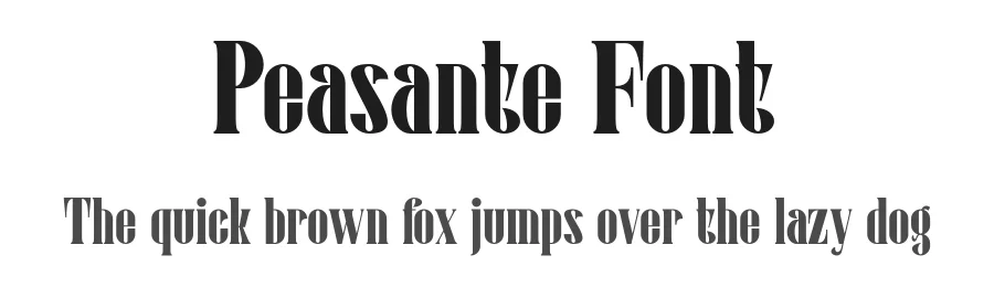 Peasante Font by Marvadesign — Serif Font