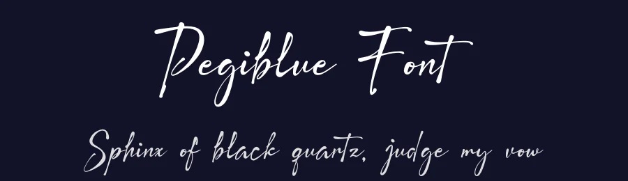 Pegiblue Font by Denustudios — Script Handwritten Font — thumbnail 2