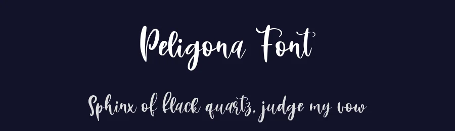 Peligona Font by metafontsy — Script Handwritten Font — thumbnail 2