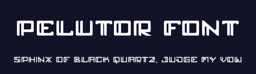 Pelutor Font by hayoyuka8 — Display Font — thumbnail 2