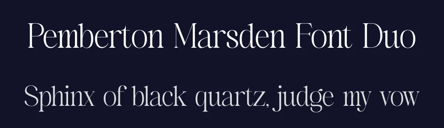 Pemberton Marsden Font Duo by Storytype — Serif Font — thumbnail 2