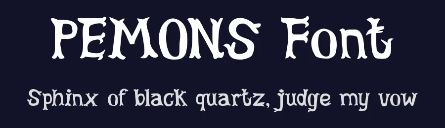 PEMONS Font by Rautan Studio — Display Font — thumbnail 2