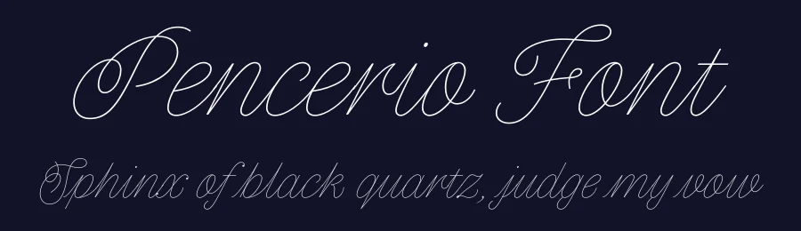 Pencerio Font by Indian Type Foundry — Script Handwritten Font — thumbnail 2