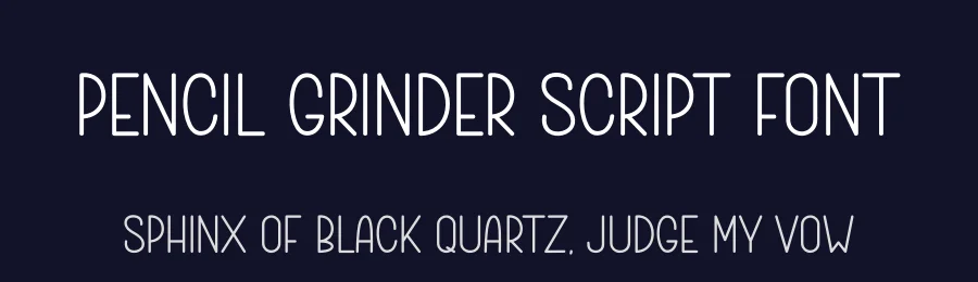 Pencil Grinder Script Font by freshtypeink — Decorative Font — thumbnail 2