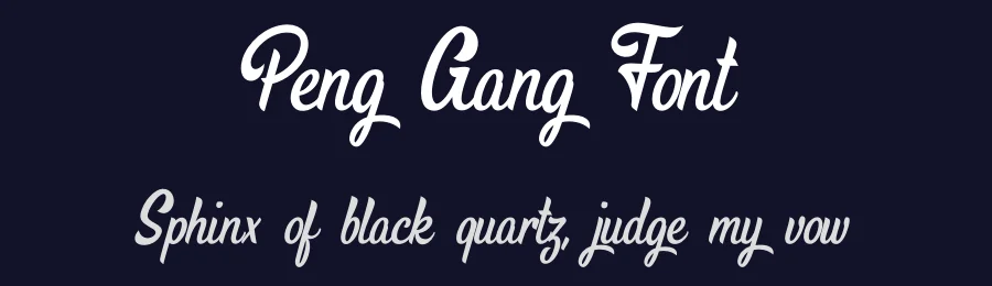 Peng Gang Font by albert_kalingga — Script Handwritten Font — thumbnail 2