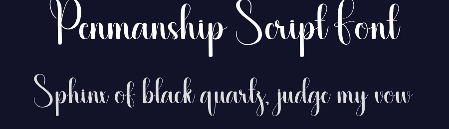 Penmanship Script Font by creativeletter — Script Handwritten Font — thumbnail 2