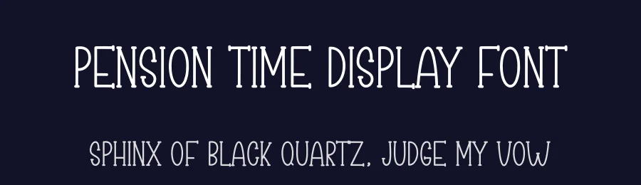 Pension Time Display Font by andikastudio — Script Handwritten Font — thumbnail 2