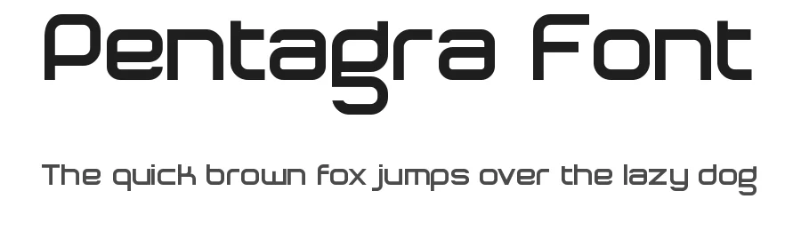 Pentagra Font by Mohamed Salman Parsy — Display Font