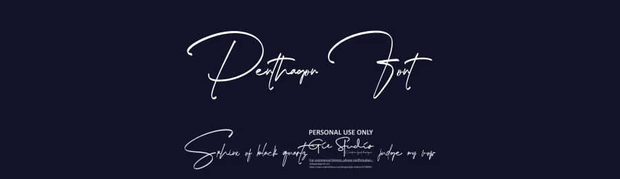 Penthagon Font by GDcreative — Script Handwritten Font — thumbnail 2
