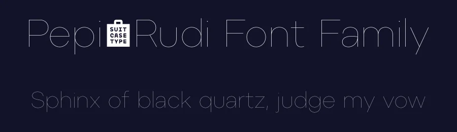 Pepi/Rudi Font Family by Suitcase Type Foundry — Decorative Font — thumbnail 2