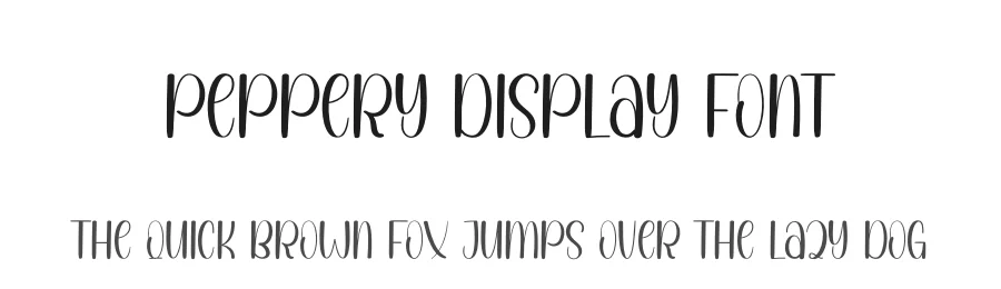 Peppery Display Font by andikastudio — Script Handwritten Font