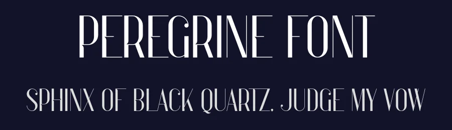Peregrine Font by vpcreativeshop — Display Font — thumbnail 2