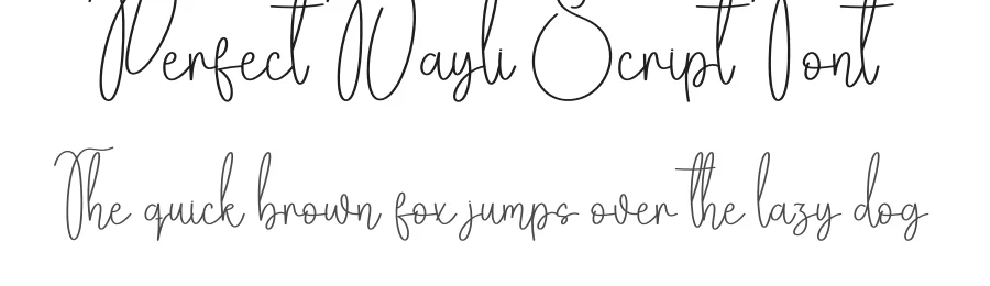 Perfect Dayli Script Font by creativeletter — Script Handwritten Font