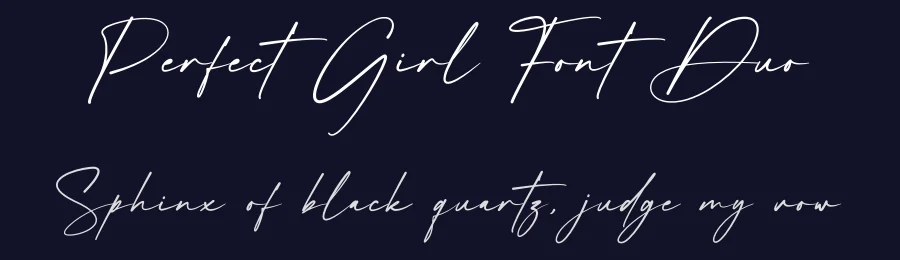Perfect Girl Font Duo by Rantautype Studio — Script Handwritten Font — thumbnail 2