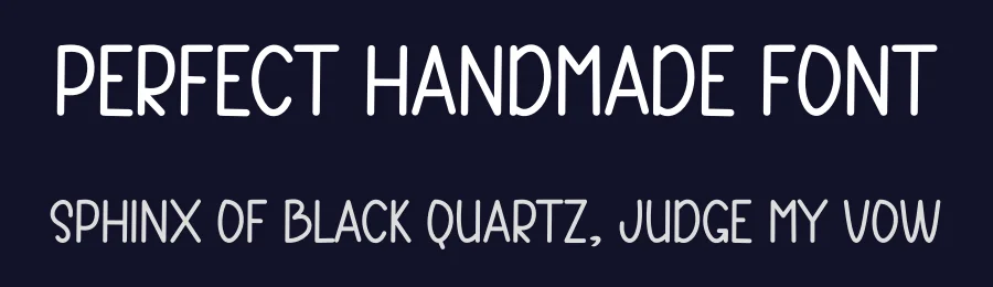 Perfect Handmade Font by freshtypeink — Display Font — thumbnail 2