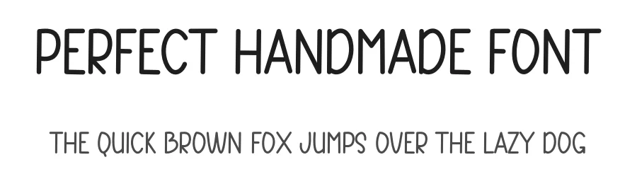 Perfect Handmade Font by freshtypeink — Display Font
