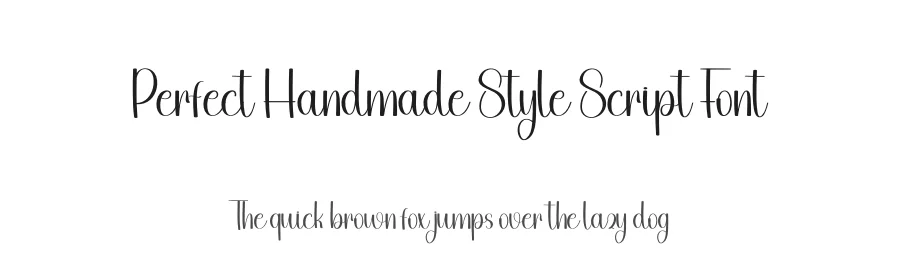 Perfect Handmade Style Script Font by freshtypeink — Script Handwritten Font