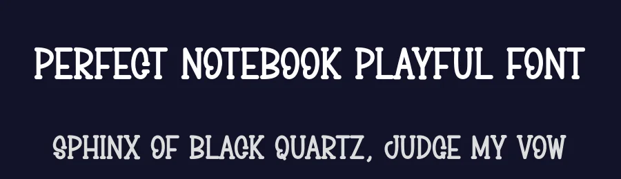 Perfect Notebook Playful Font by creativeletter — Script Handwritten Font — thumbnail 2