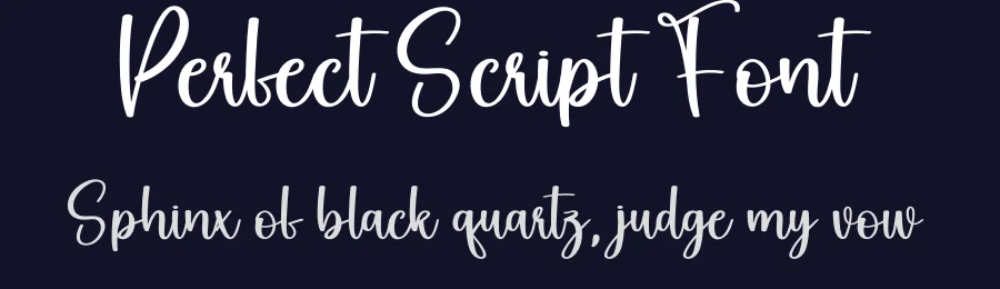 Perfect Script Font by creativeletter — Script Handwritten Font — thumbnail 2