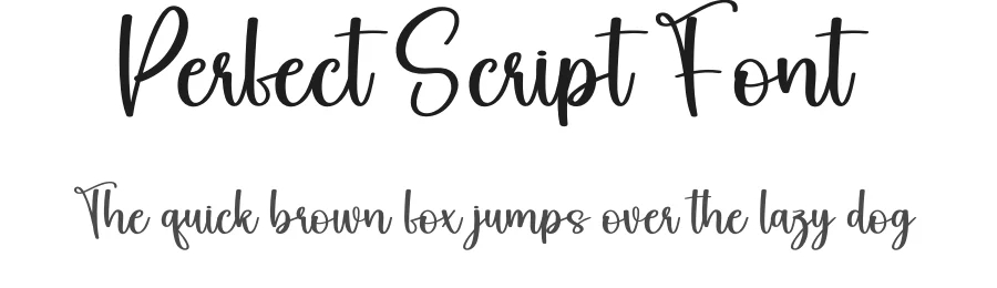Perfect Script Font by creativeletter — Script Handwritten Font