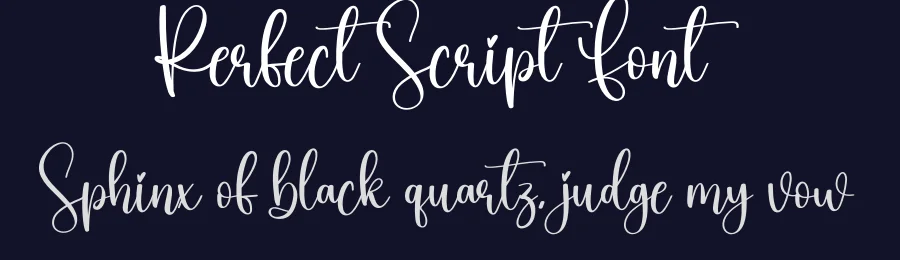 Perfect Script Font by creativeletter — Script Handwritten Font — thumbnail 2