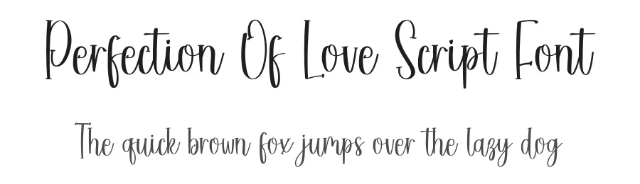 Perfection Of Love Script Font by inermediaSTUDIO — Script Handwritten Font