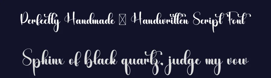 Perfectly Handmade – Handwritten Script Font by freshtypeink — Script Handwritten Font — thumbnail 2