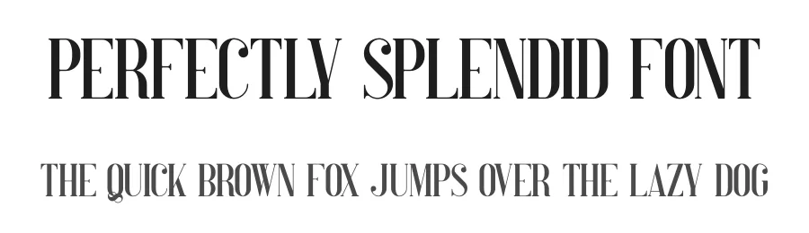 Perfectly Splendid Font by vp_creative_shop — Serif Font