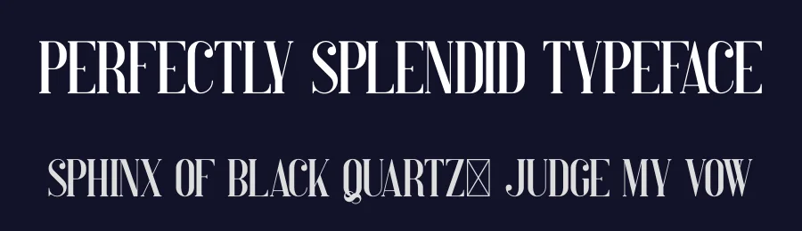 Perfectly Splendid Typeface by vpcreativeshop — Decorative Font — thumbnail 2
