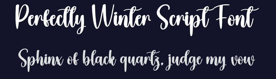 Perfectly Winter Script Font by creativeletter — Script Handwritten Font — thumbnail 2