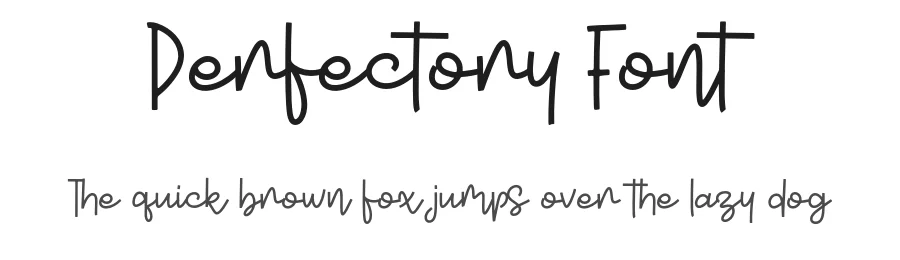 Perfectory Font by Forberas Foundry — Script Handwritten Font