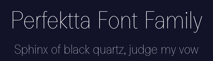 Perfektta Font Family by Daniel Quisek , Martin Vácha — Sans Serif Font — thumbnail 2